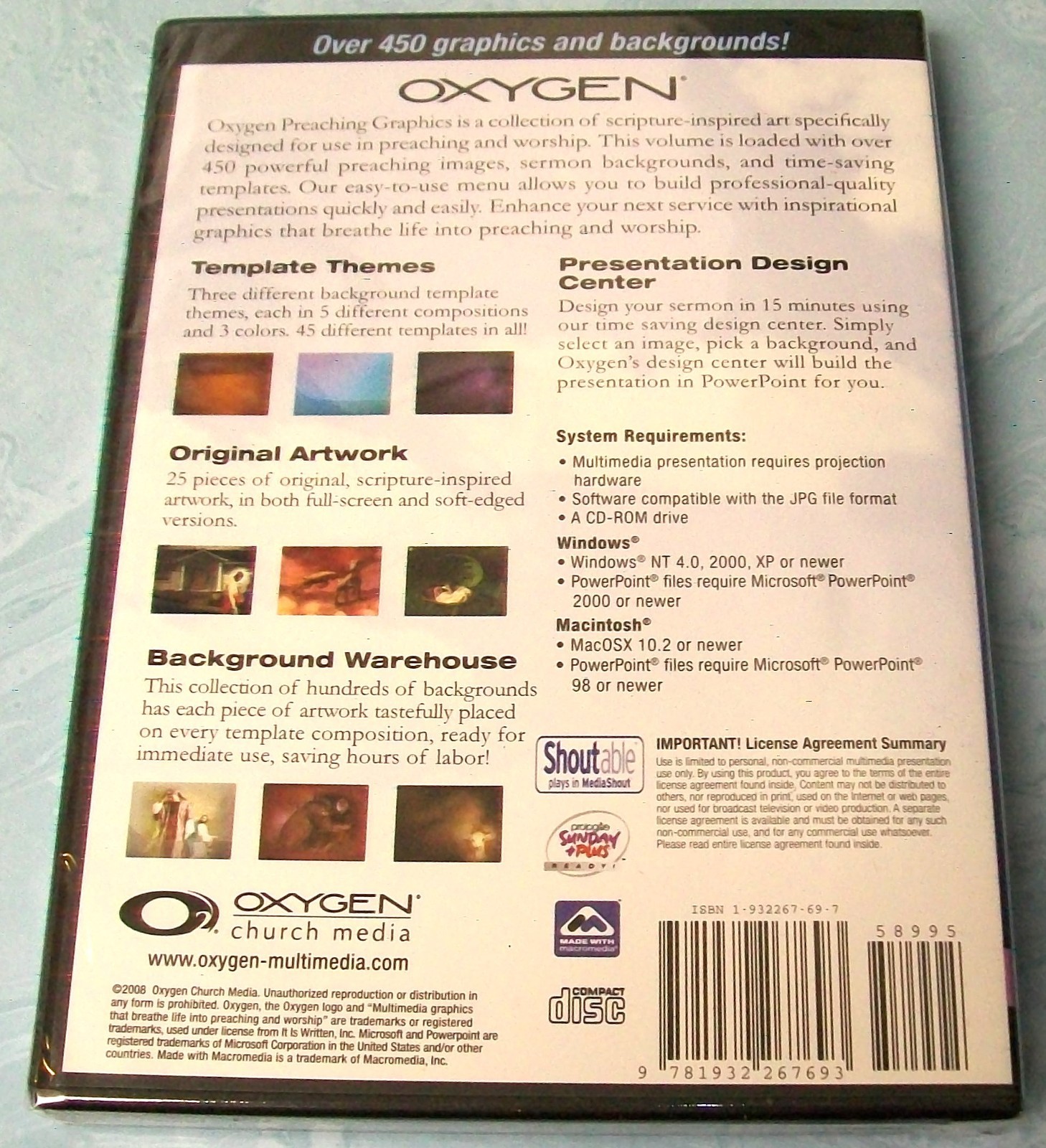 Oxygen: Multimedia Graphics - Volume 23 (CD-ROM, 2008) New Unopened!