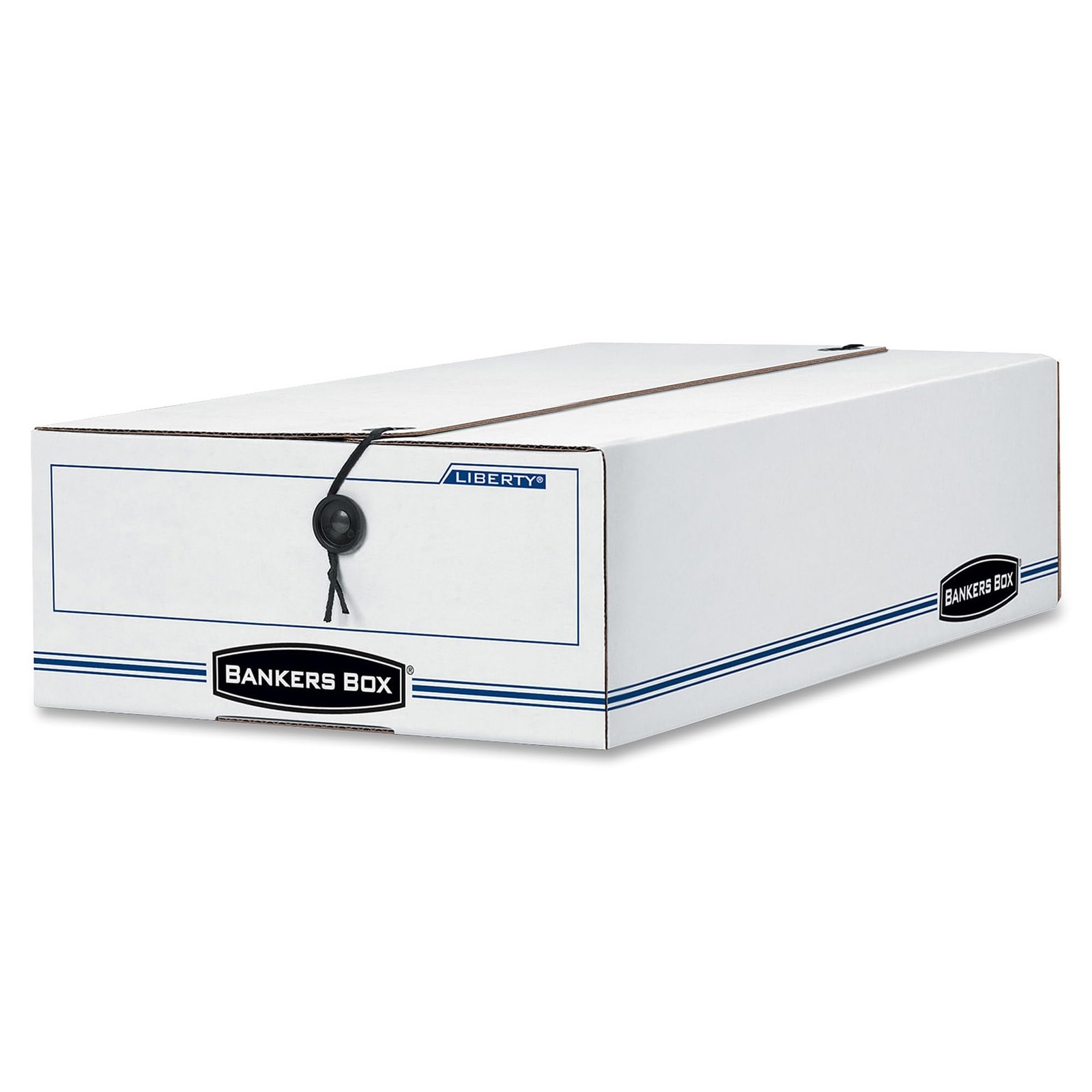 Bankers Box LIBERTY Check and Form Boxes, Standard Set-Up, String and Button, 9