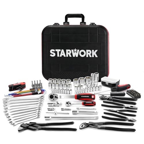 STARWORK TRUE MECHANIC 169 Piece Mechanics Tool Set Professional
