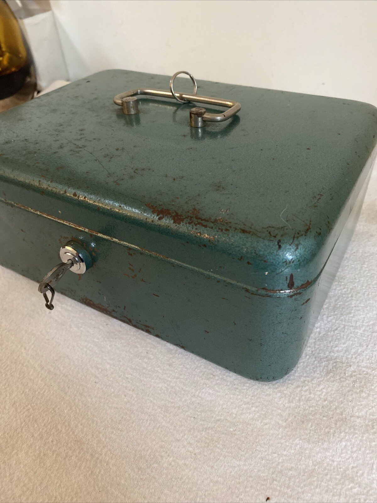 Vintage Strongbox With Key
