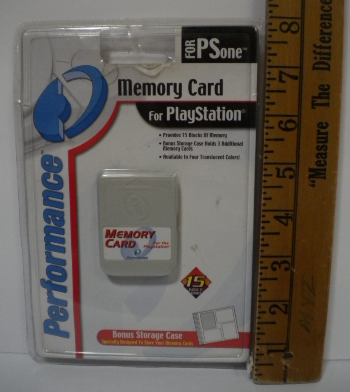 Vintage Sealed Performance PlayStation One Memory Card PS1 15 Blocks Play