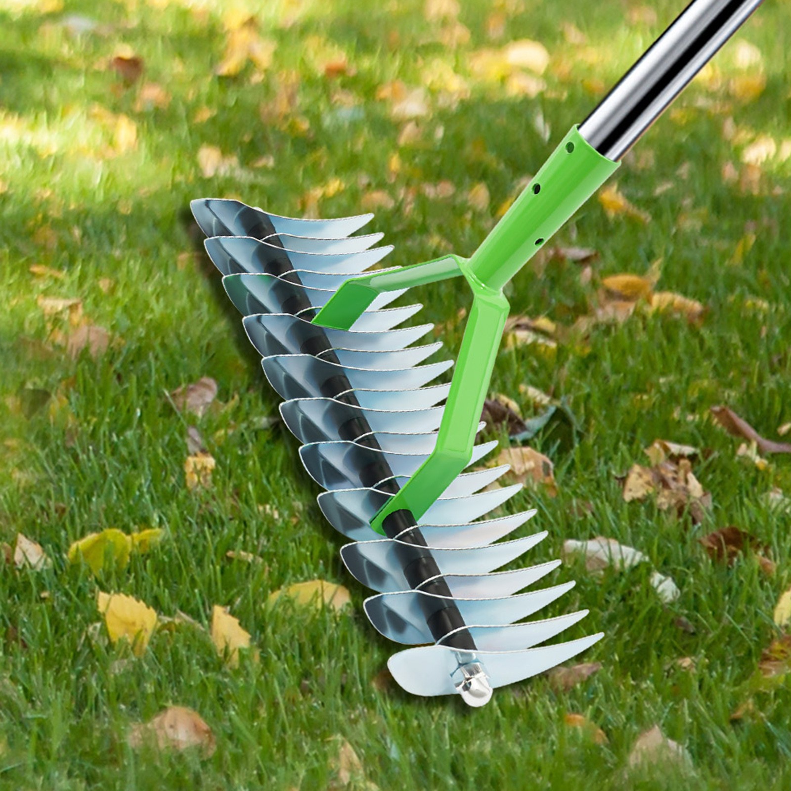 Thatch Rake Head Versatile Grass Grooming Rake Head for Cleaning Dead Grass