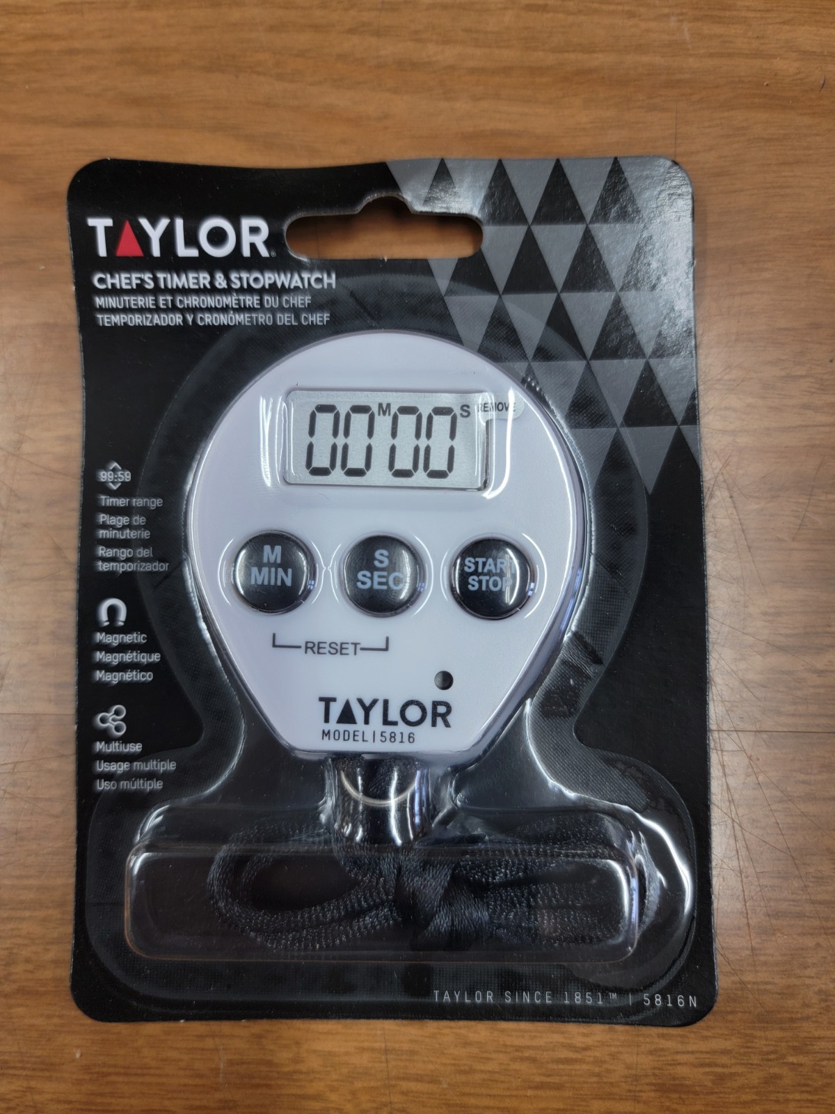 TAYLOR CHEF'S TIMER STOPWATCH, 5816N-10