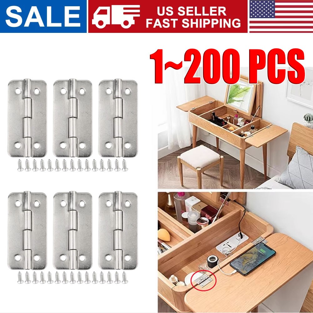 1-200 Stainless Steel Cooler Hinges & Screws Replacements For Igloo Cooler Parts