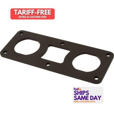 Quickcar 57-708, One Black Aluminum Remote Charge Post Bracket Flat Performance