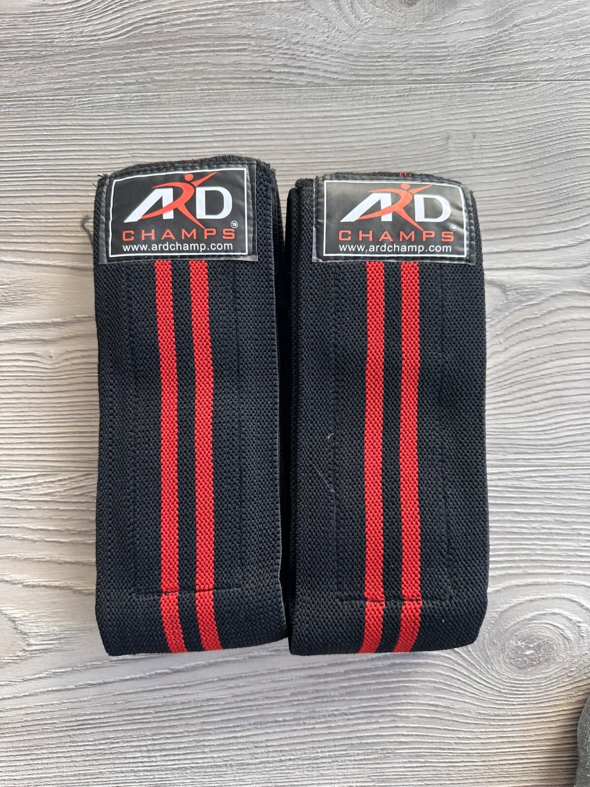 Knee Wraps + Wrist Wraps + Weight Lifting Straps Bundle (4 Pairs) For Strength