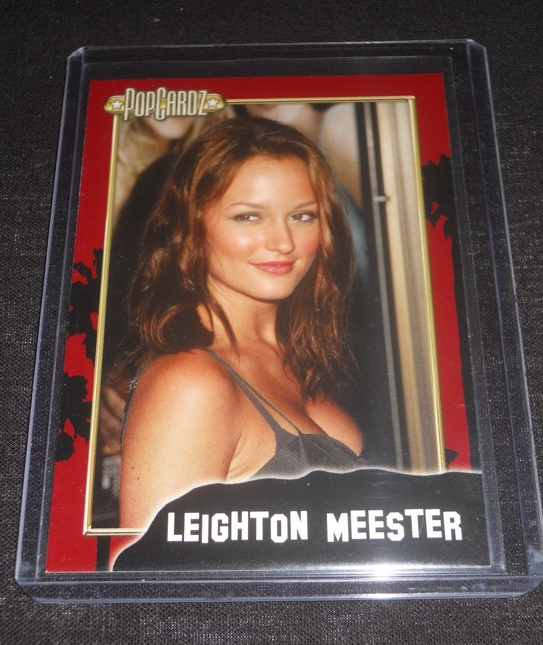 PopCardz Leighton Meester Trading Card (Gossip Girl,Of Mice and Men)