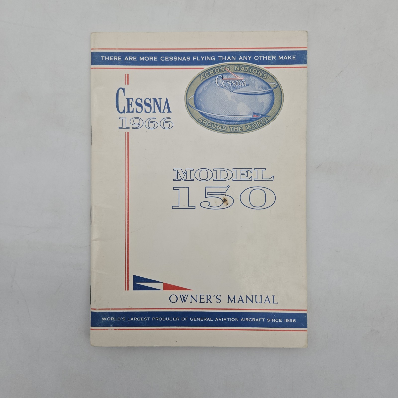 Vintage Cessna 1966 Model 150 Aircraft Owner's Manual