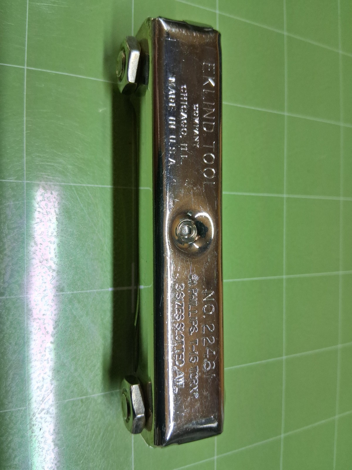 Vintage EKLIND Multi Tool No. 22461 Flat Blade, Phillips, T15 torx Nice Cond