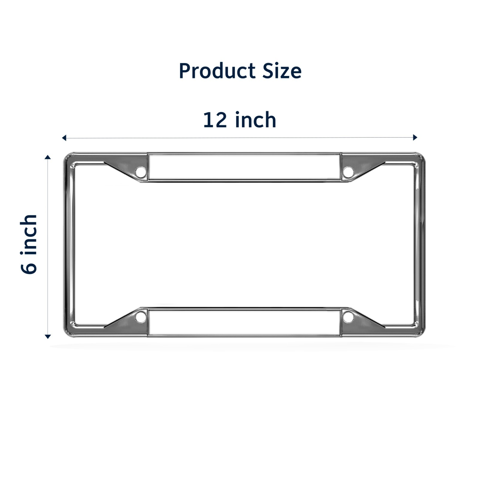 San Francisco Giants MLB 3D Polyurethane 4-Hole Chrome Metal License Plate Frame
