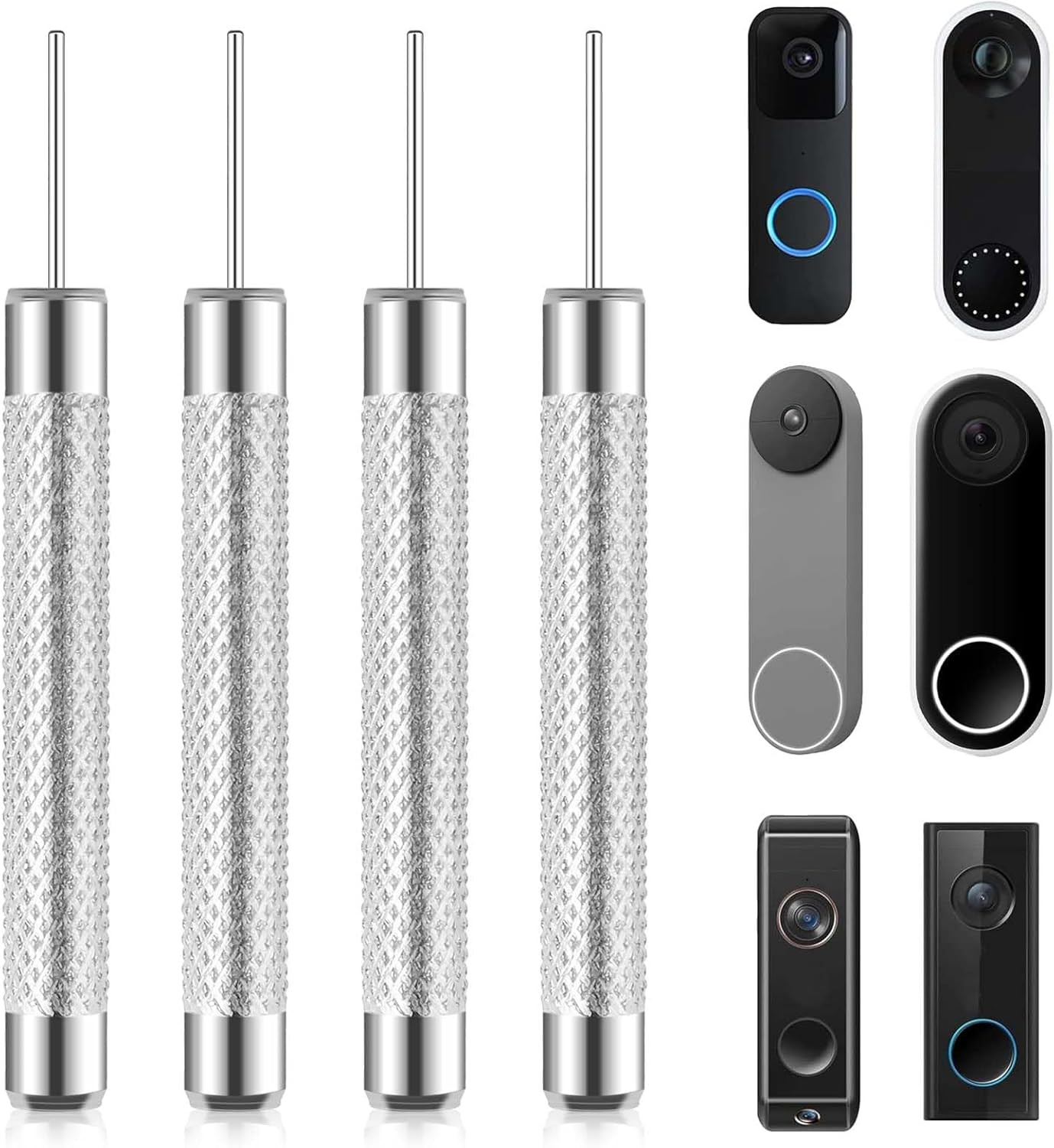 4-Pack Doorbell Camera Release Pin, Release Key Security Removal Tool Replacemen