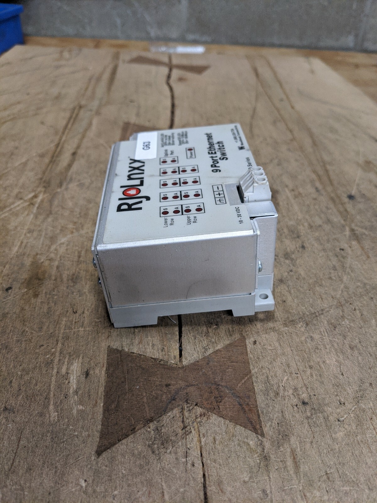 WOODHEAD ENHSDUR-R9 NINE PORT ETHERNET SWITCH