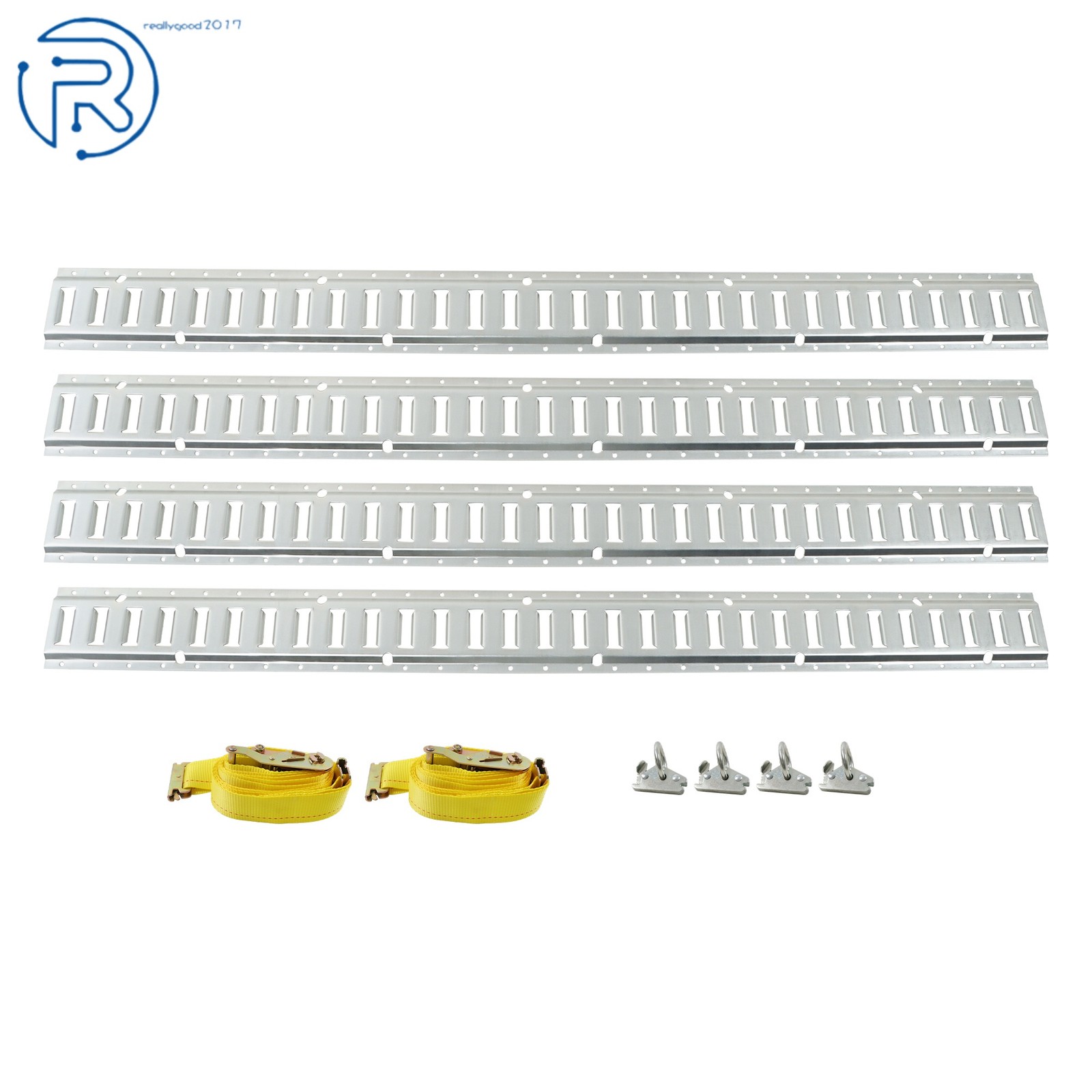 Horizontal Heavy Loads For Trucks Vans 12 Pack 5' E Track Tie Down Rail System