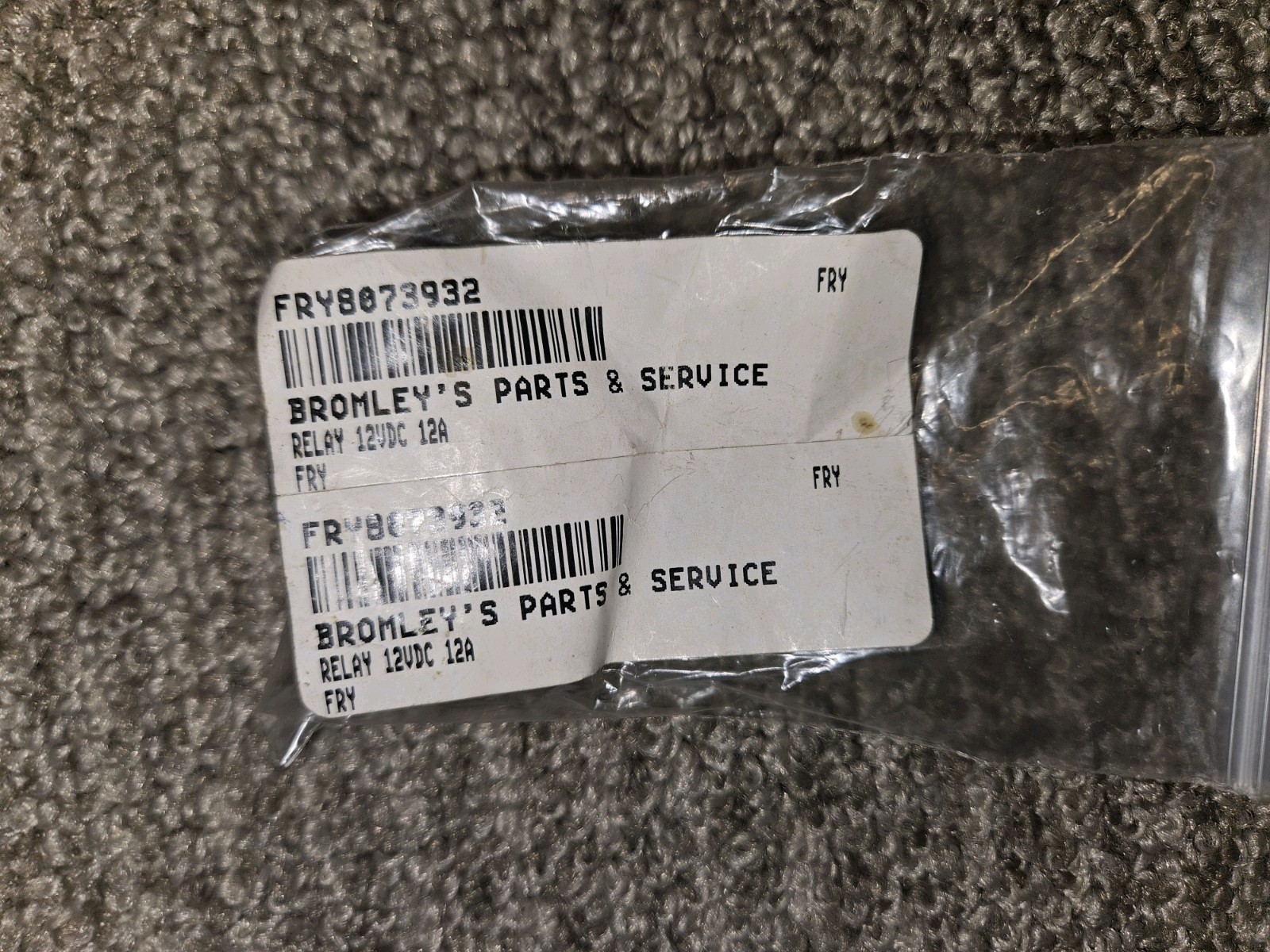 Frymaster 8073932 Relay 12VDC  12A