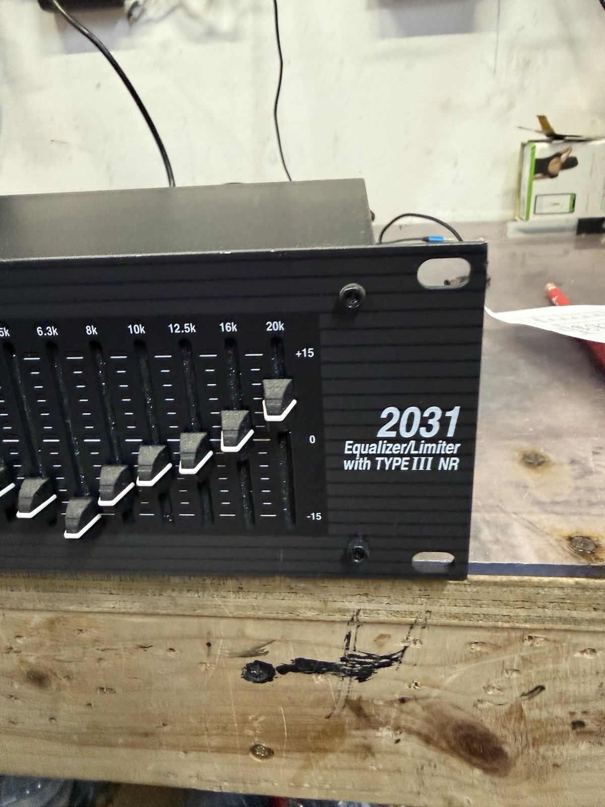 dbx 2031, 31 Band Graphic Equalizer Limiter Type III NR - Fully Tested -PreOwned