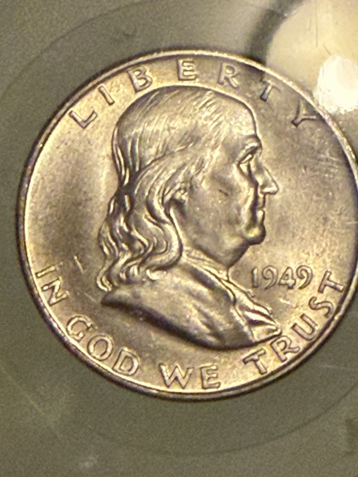 1949 D Franklin Half Dollar MS65 FBL