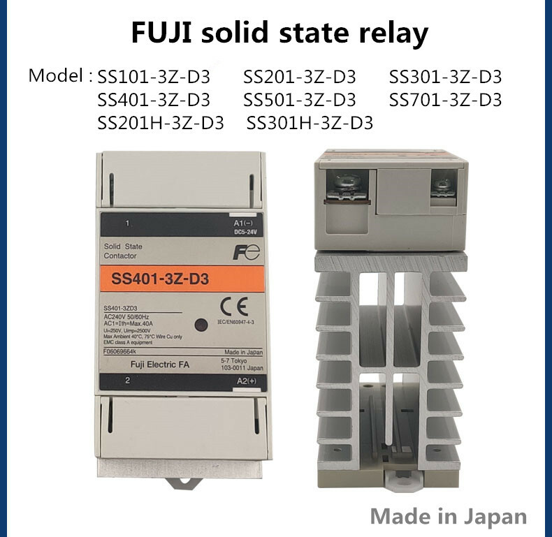 Japan Fuji solid state relay SS101/SS201/SS301/SS401/SS501/SS701/SS201H/SS301H