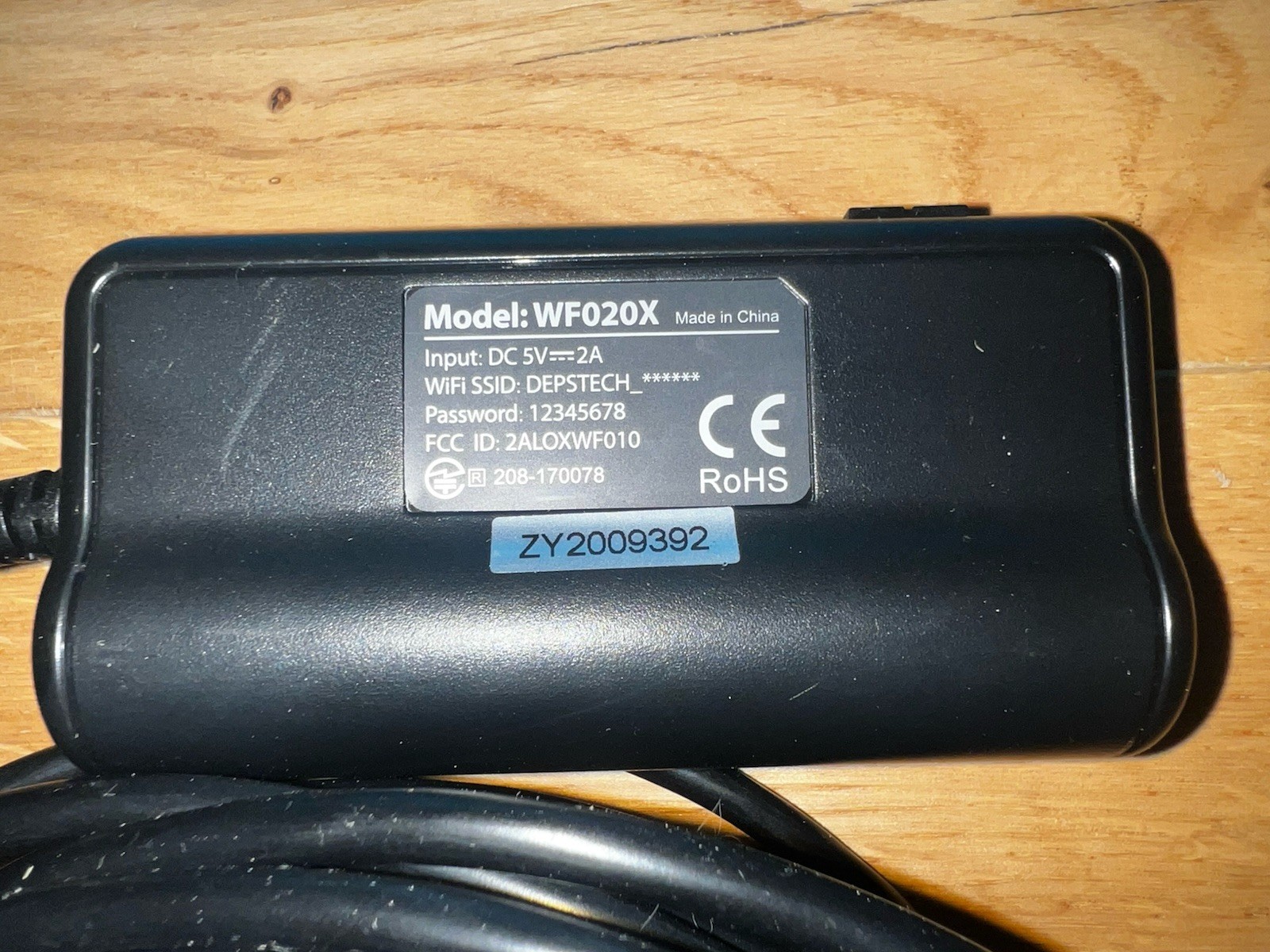 DEPSTECH Inspection Camera WF020X-10M Borescope Endoscope Waterproof