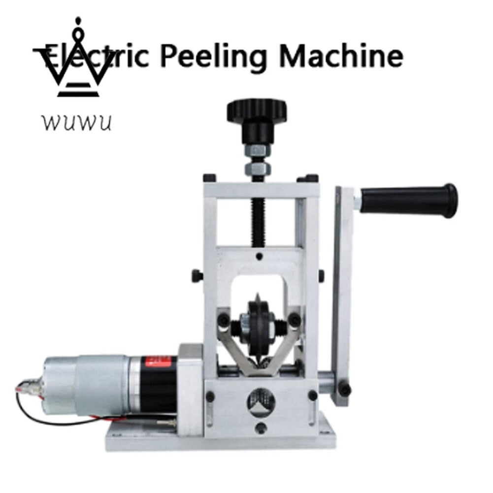 110v Wire Stripper Machine Manual Hand Crank Drill Copper Wire Stripping Machine
