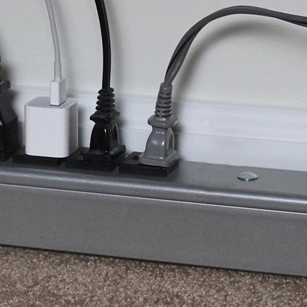 Wiremold 4-Outlet 15 Amp Compact Power Strip with 15 Ft. Cord