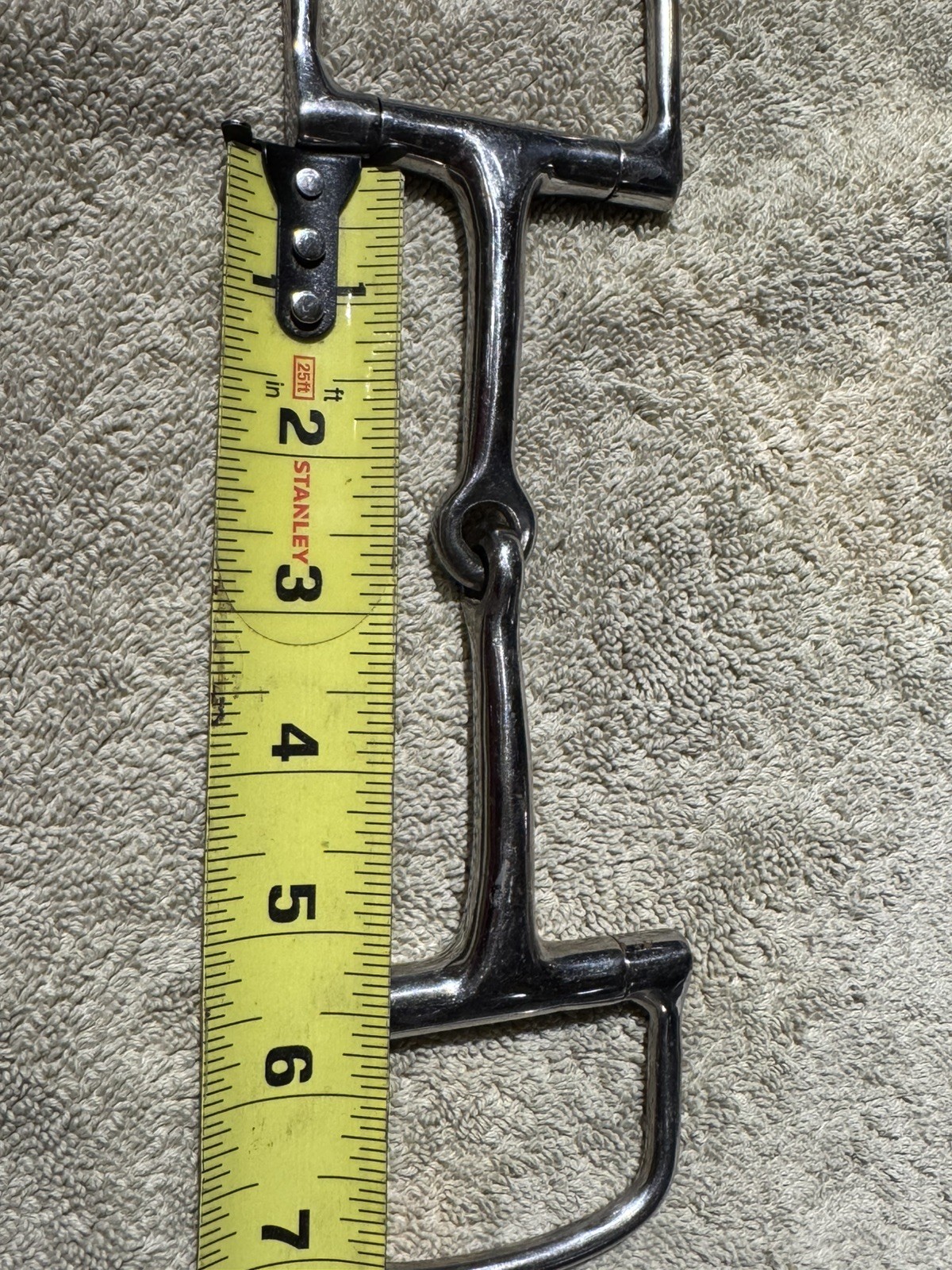 Korsteel Stainless Steel Jointed D-Ring Snaffle