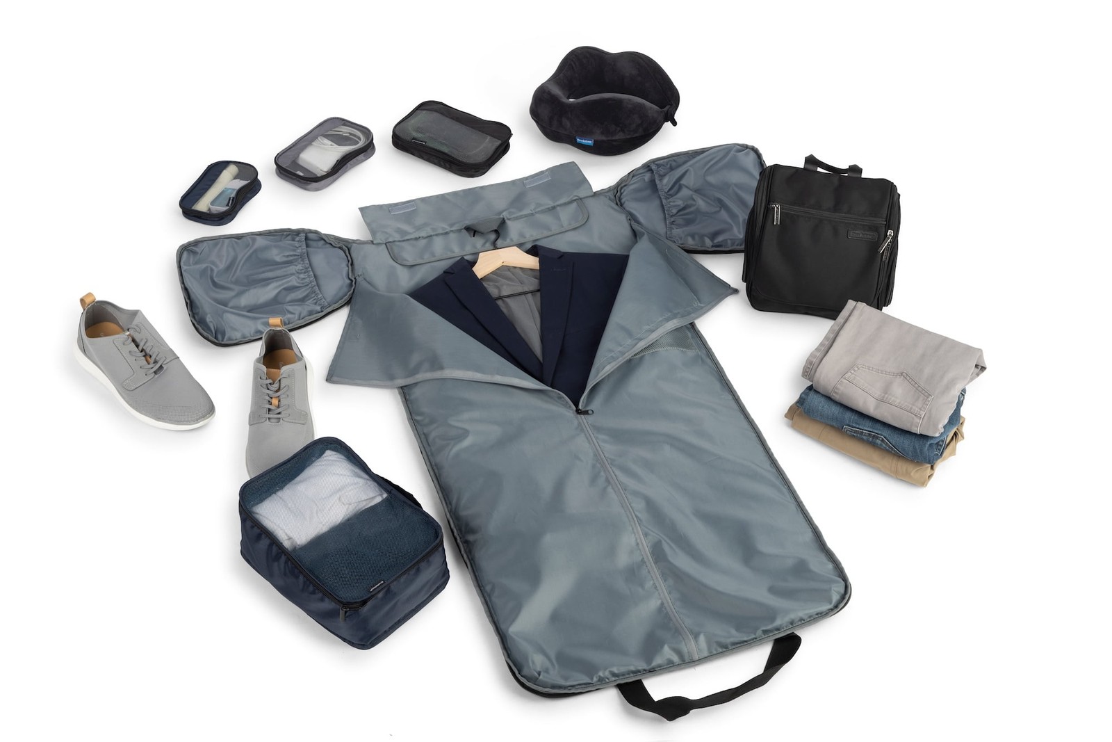 22" Garment Duffel Bag Versatile Carrying Reinforced Support