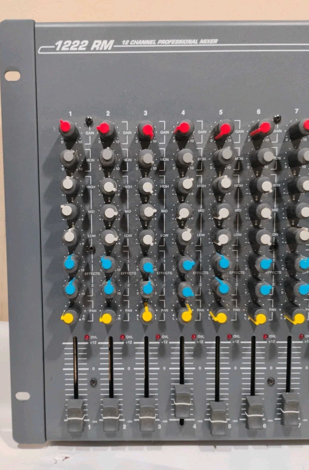 DOD 1222 RM 12 Channel Professional Mixer Working