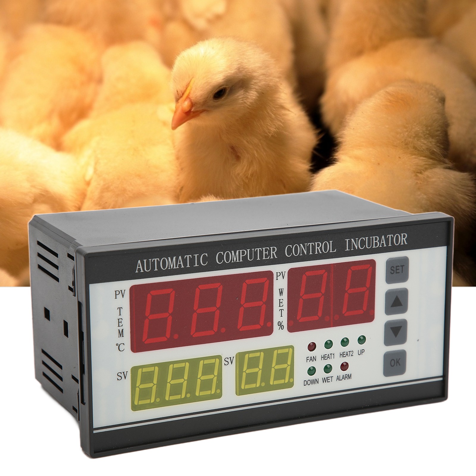 § 110V Egg Incubator Controller Thermostat Automatic Temperature Humidity