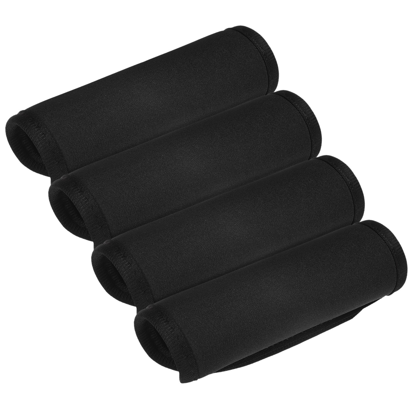4PCS Luggage Handle Wrap Neoprene Luggage Identifiers for Suitcases,Black
