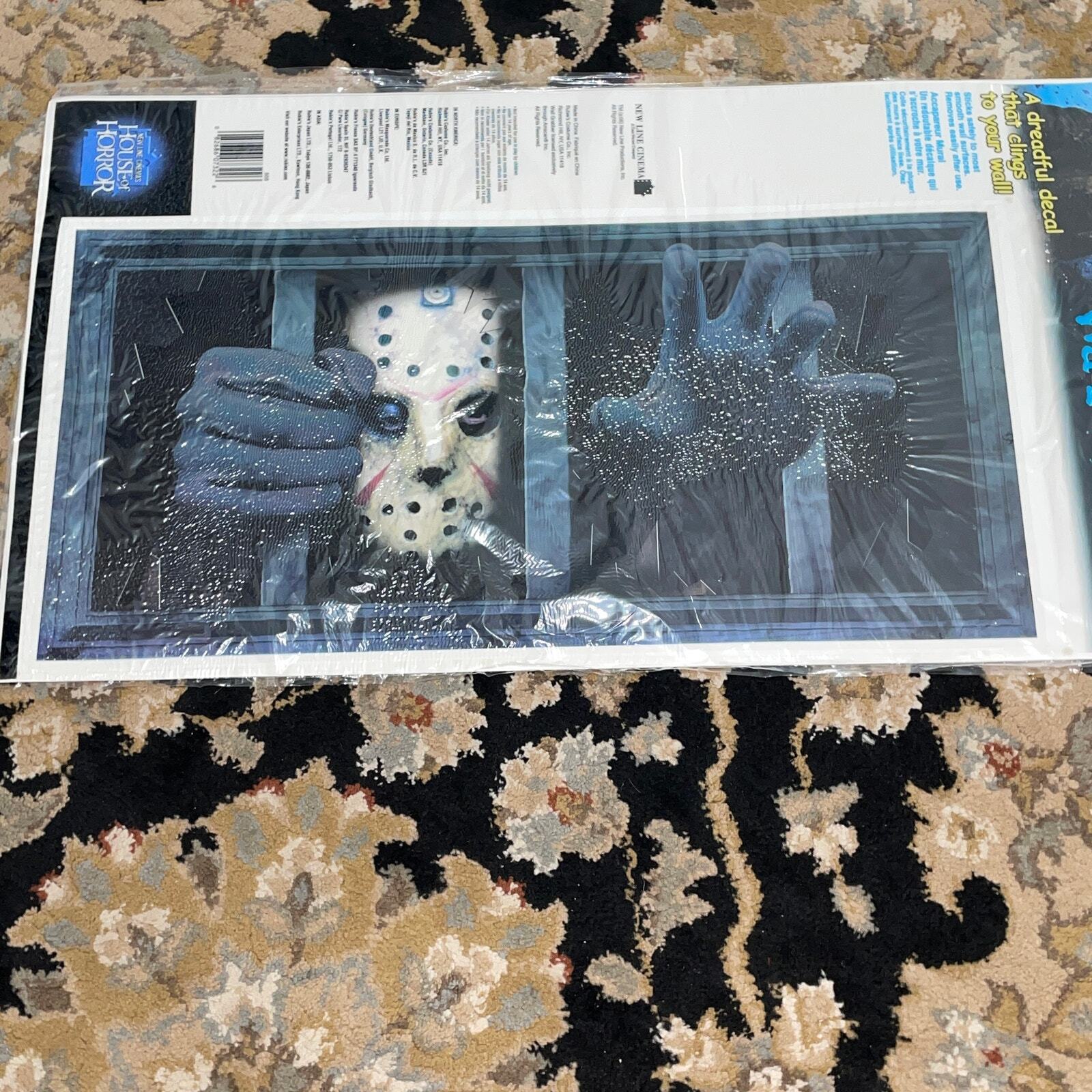 Copied - WALL OR WINDOWS DECAL JASON VOORHEES FRIDAY 13TH HALLOWEEN DECORATION