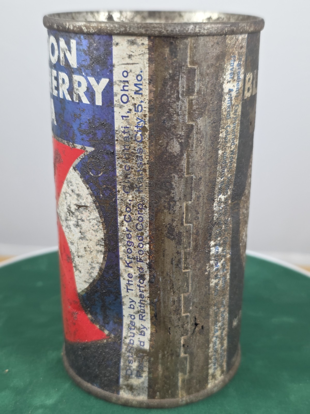 Vintage, Empty, Big K Black Cherry, Soda Pop can