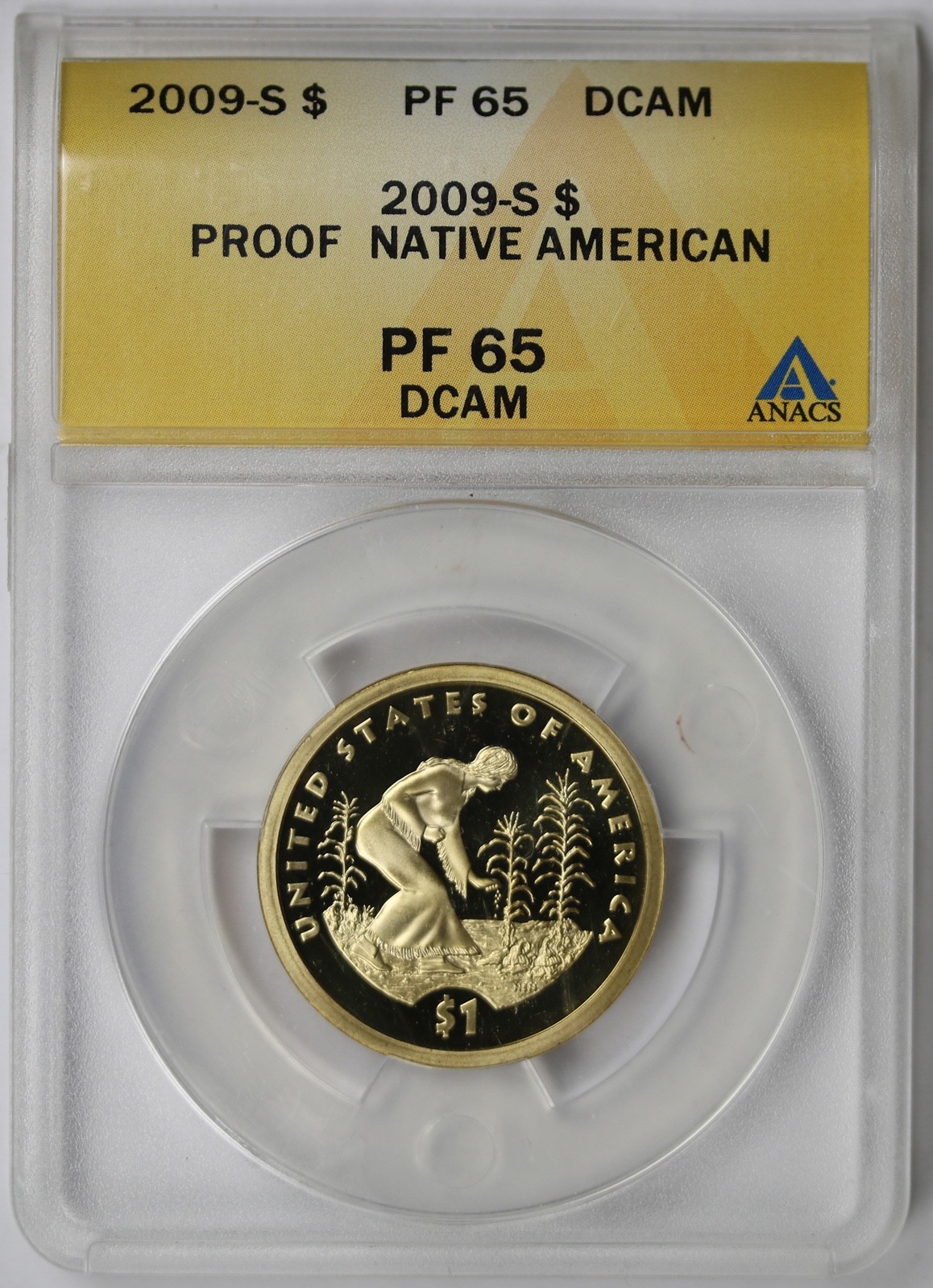 2009-S Native American $1 Proof PR 65 DCAM ANACS