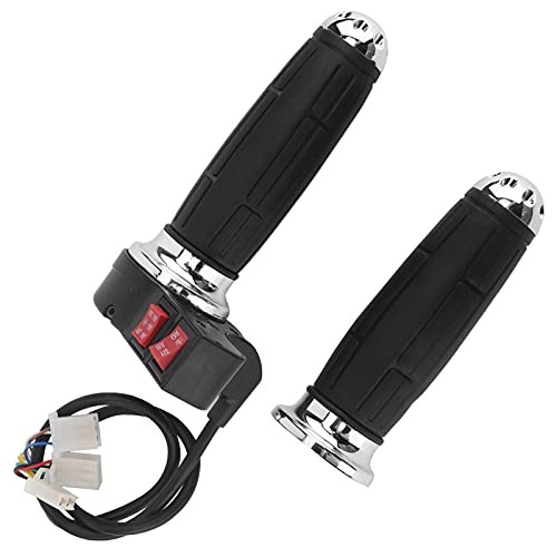 Throttle Grip, 1Pair 3 Speed Control Throttle Handle Grips for Electric with