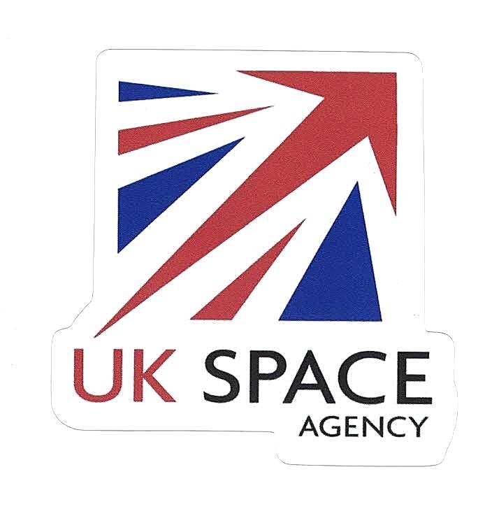 UNITED KINGDOM U.K. SPACE AGENCY STICKER ~ 3" VINYL LOGO  NEW
