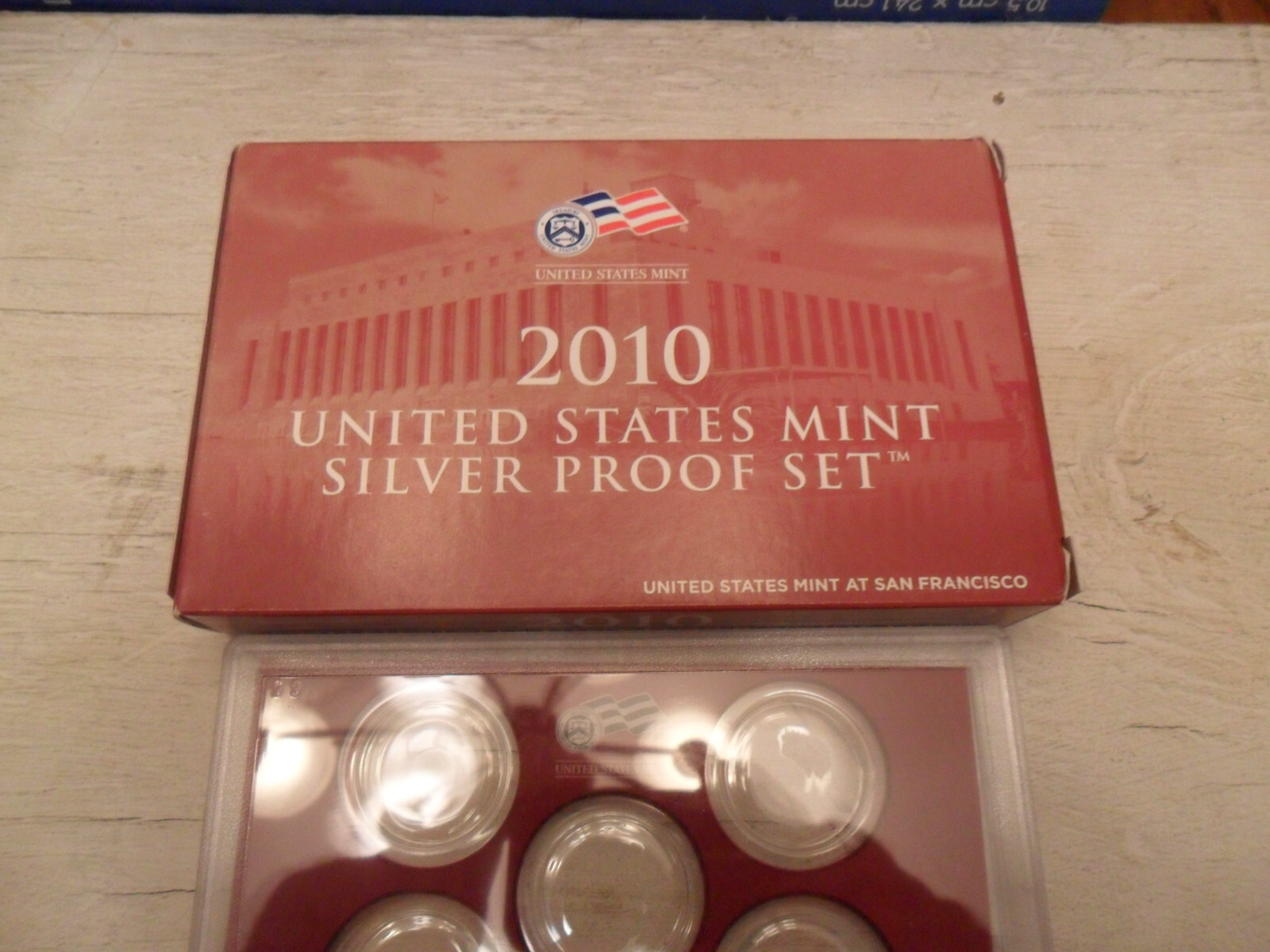 2010 *SILVER* Proof Set Box and Lenses ONLY