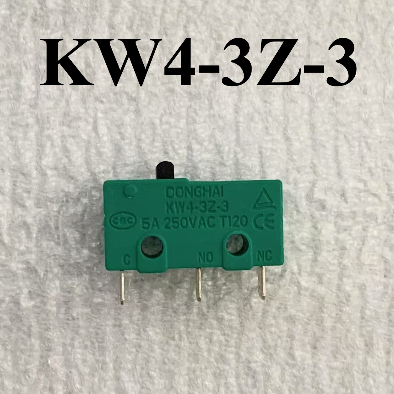 1PC DONGHAI KW4-3Z-3 Micro Switch 3 Pins no handle silver contacts 5A 250V