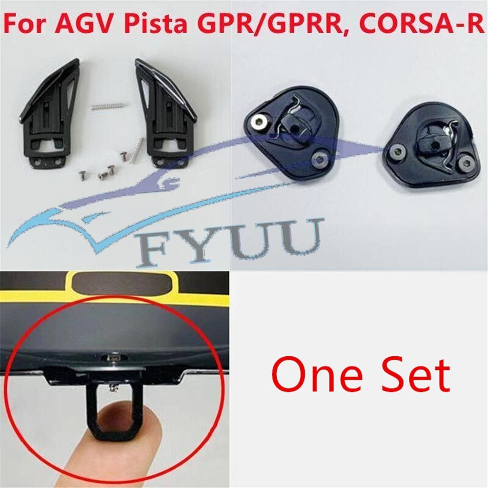Set Pivot Kit For AGV Pista GPR GPRR Corsa R V Helmet Visor Mechanism Accesories