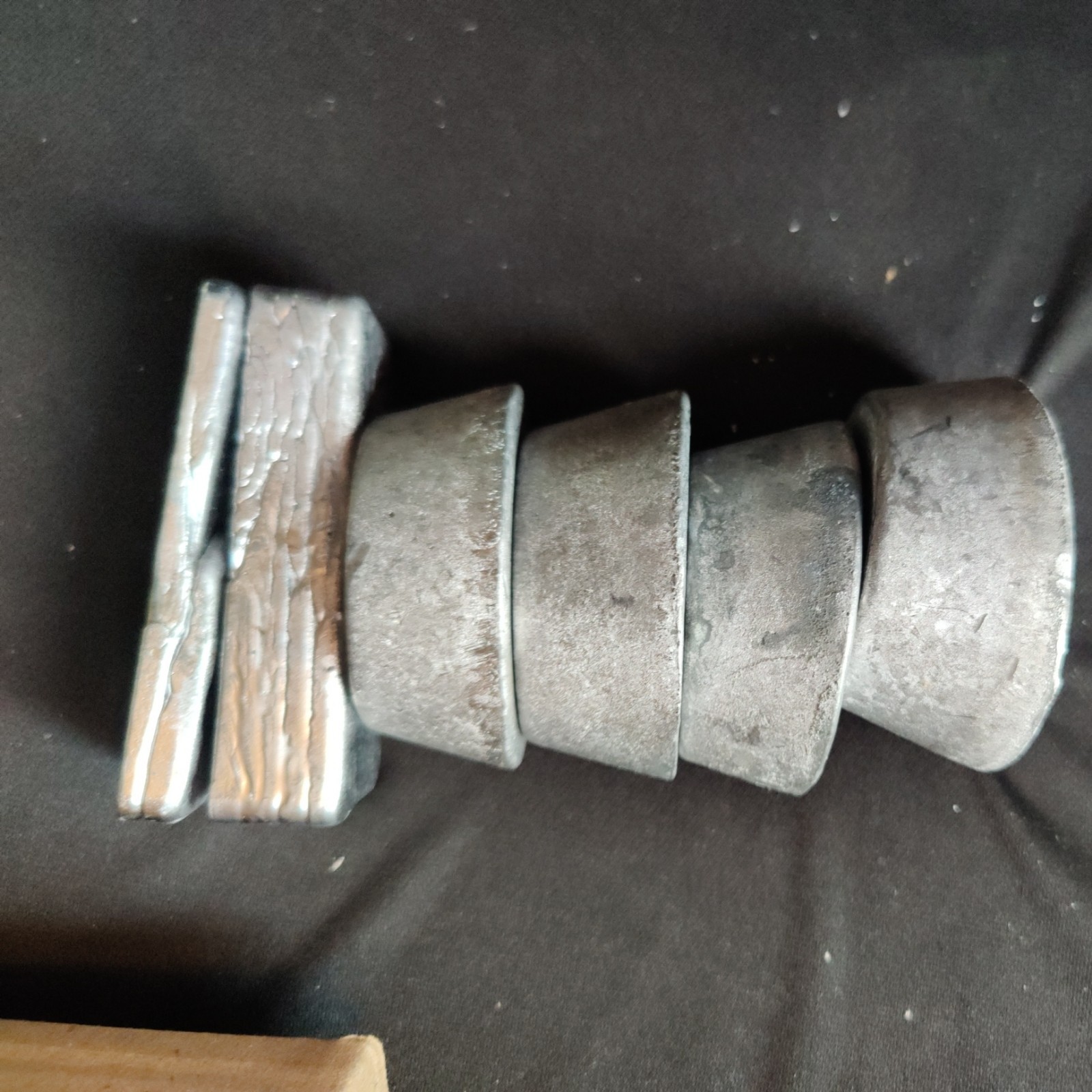 lead ingots 10+ lbs from tire weights