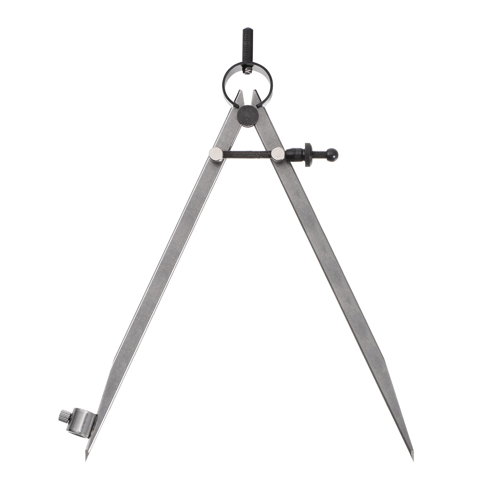 Spring Joint Caliper 10" Carbon Steel Spring Divider w Pencil Holder Points