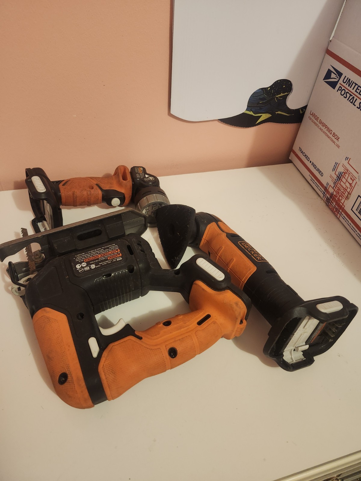 BLACK+DECKER 12V Cordless Battery Power Tool Set, 3 Tools,  no batteries