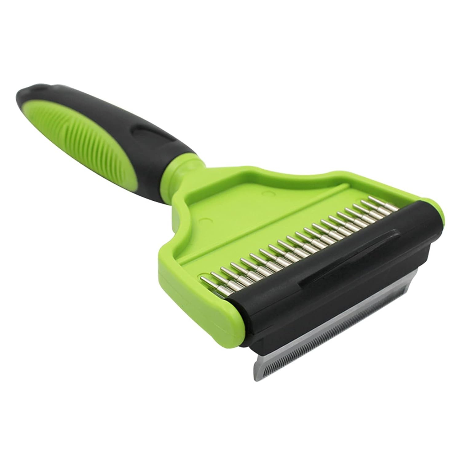 2 in 1 Deshedding Comb & Dog Brush, Dual Rake for Pets - Small, Medium & Large D