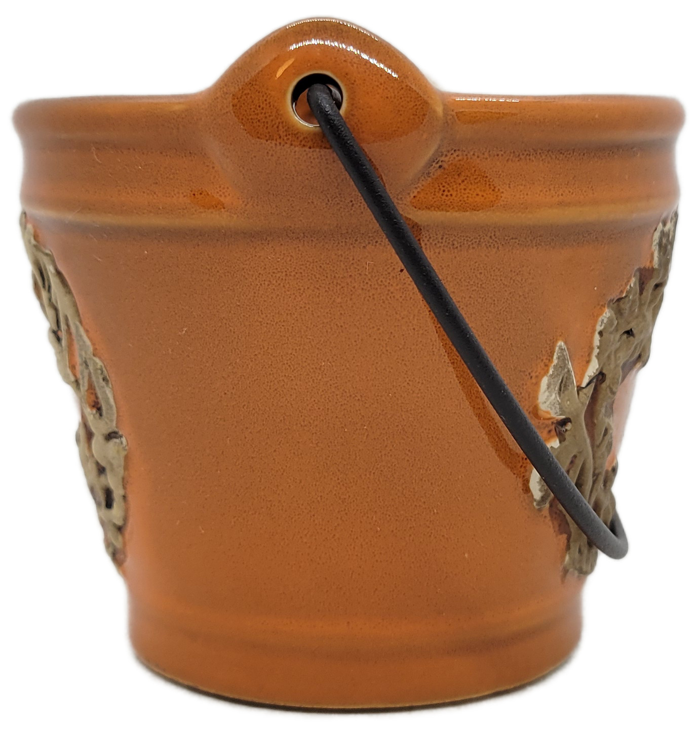 Ceramic 3.25" Tall Bucket Shaped Planter