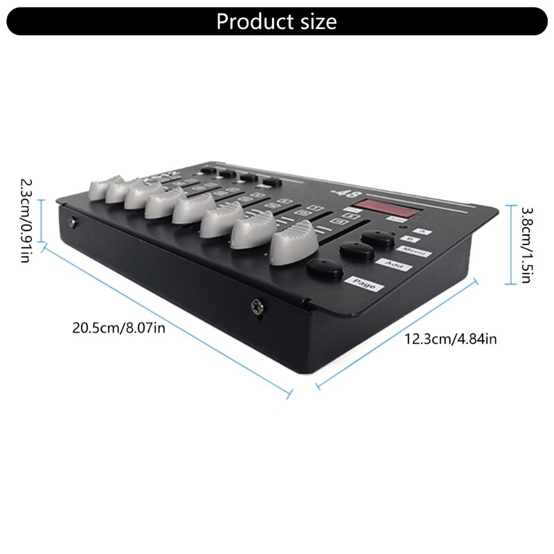 Lightweight DMX512 Stage Lighting Controller 3PIN 2W Low Power Easy to Operate