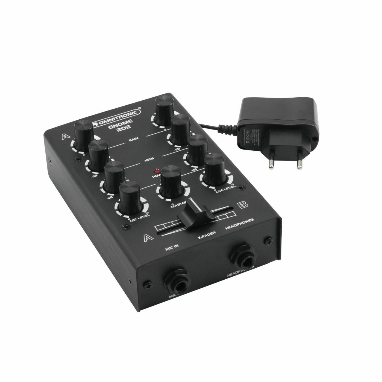 Omnitronic Gnome-202 Mini Mixer Black