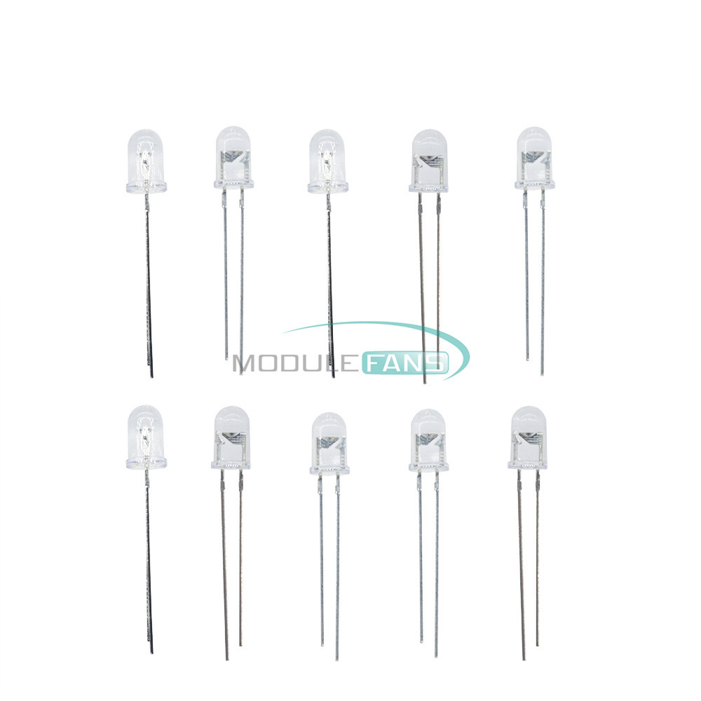 100PCS 5mm 850nm IR infrared Launch emission tube diode Emitting LED Lamp
