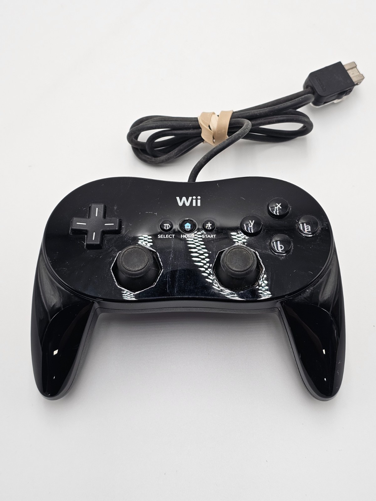 Nintendo Wii OEM Classic Black Pro Controller RVL-005