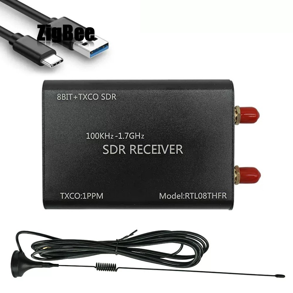 RTL08THFR 100KHz-1.7GHz SDR Receiver Full-Band SDR Radio 8Bit