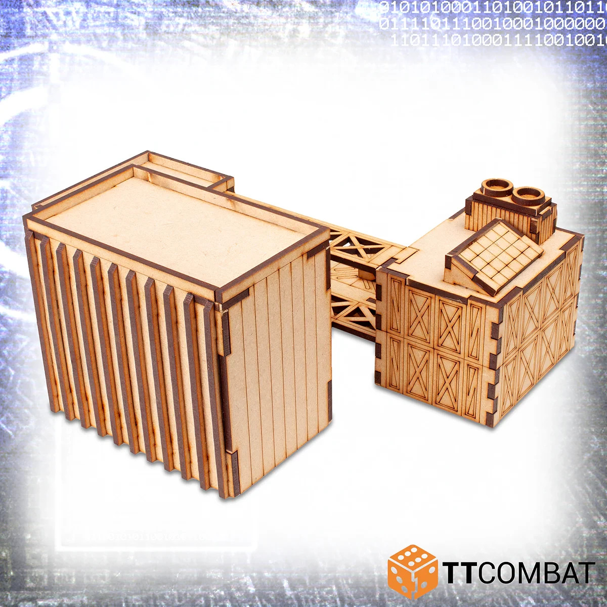 TTCombat TTSCW-SFX-064 Compound Alenko (Sci-Fi X) 10mm Terrain Kit Facility
