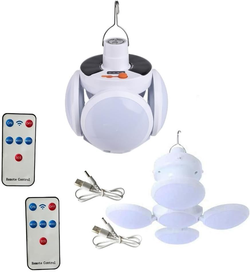 Solar & USB Charging Lantern Hanging Foldable Lamp with Bright LED Lights and...