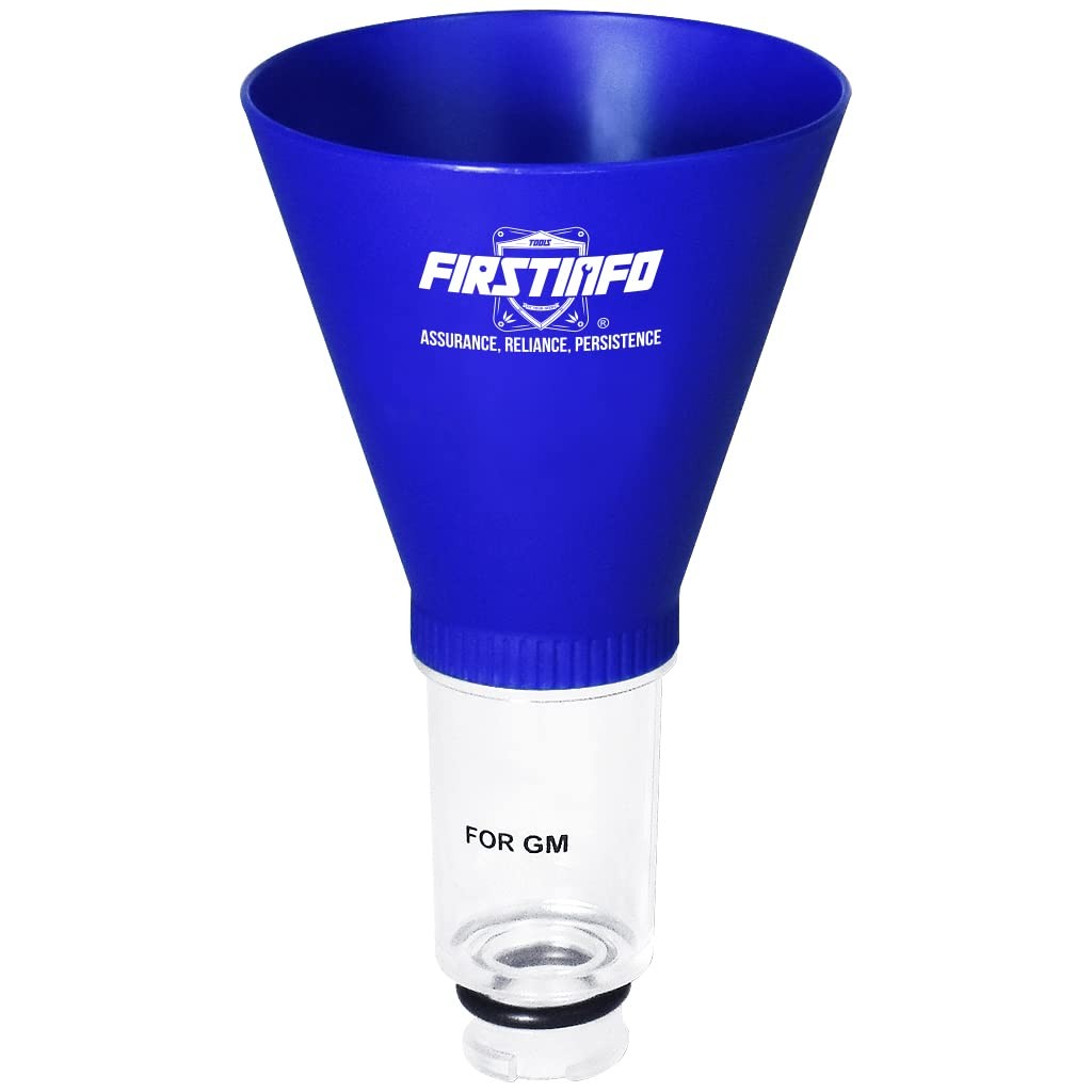 FIRSTINFO F3553GM Engine Oil Funnel for Most AM General, Buick, Clear